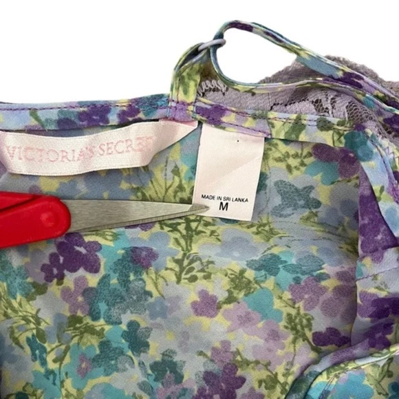 Victoria's Secret Floral Lace Lingerie Cami Teddy Bodysuit Sz M - Picture 6 of 8
